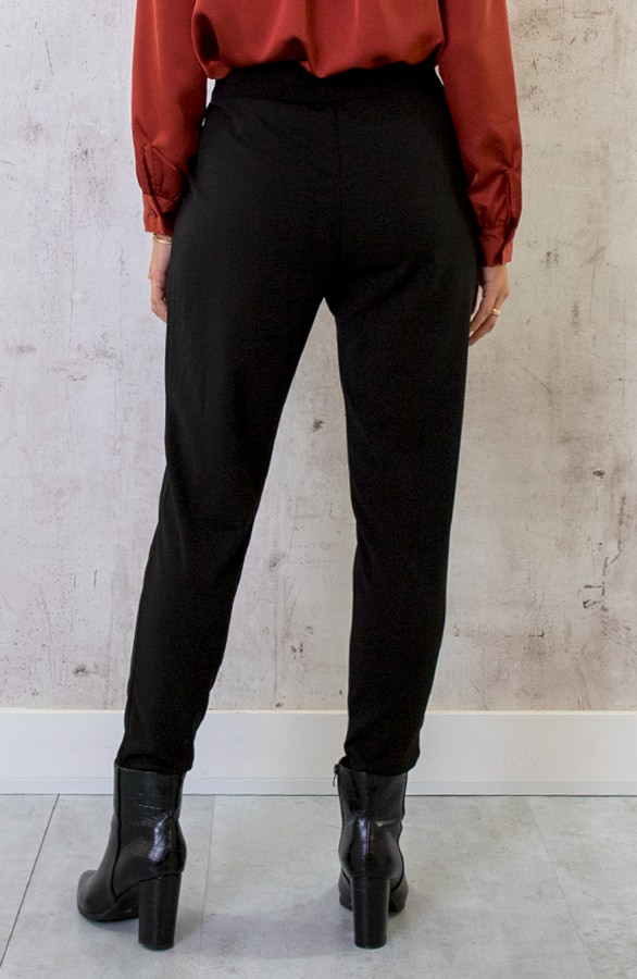 High Waist Pantalon Stretch Zwart – broeken, foto 10