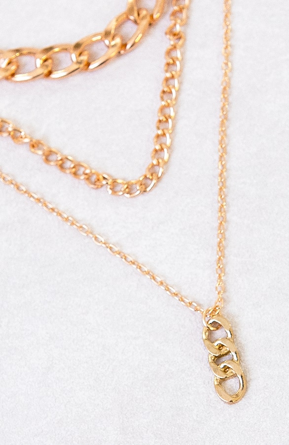 Laagjes Ketting Chains Goud – shoparchief, foto 3