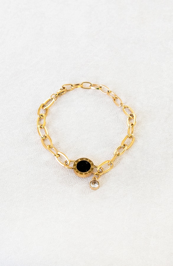 Limited Schakel Armband Black – shoparchief