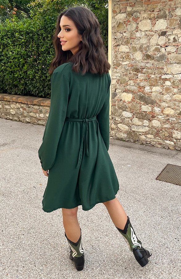 Londen Jurk Smaragd – shoparchief, foto 10
