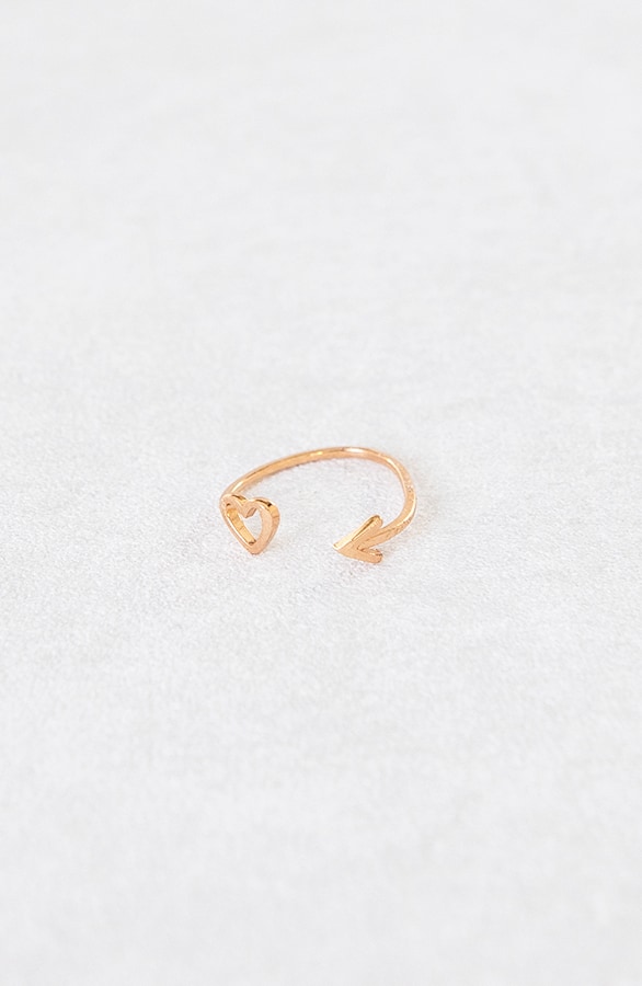 Love Arrow Ring Goud – shoparchief, foto 2