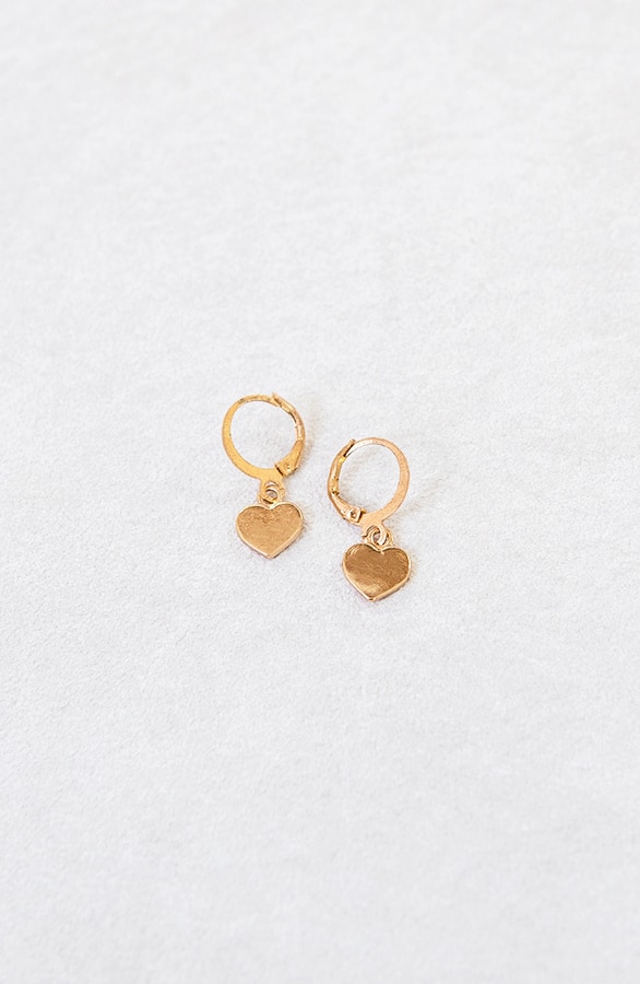 Lovely Hart Oorbellen Goud – shoparchief