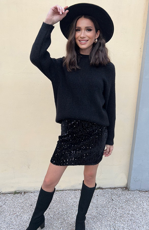 Pailletten Rok Zwart Marant – shoparchief, foto 13