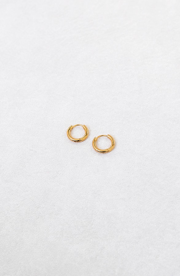 Minimal Creolen Oorbellen Goud – shoparchief, foto 2