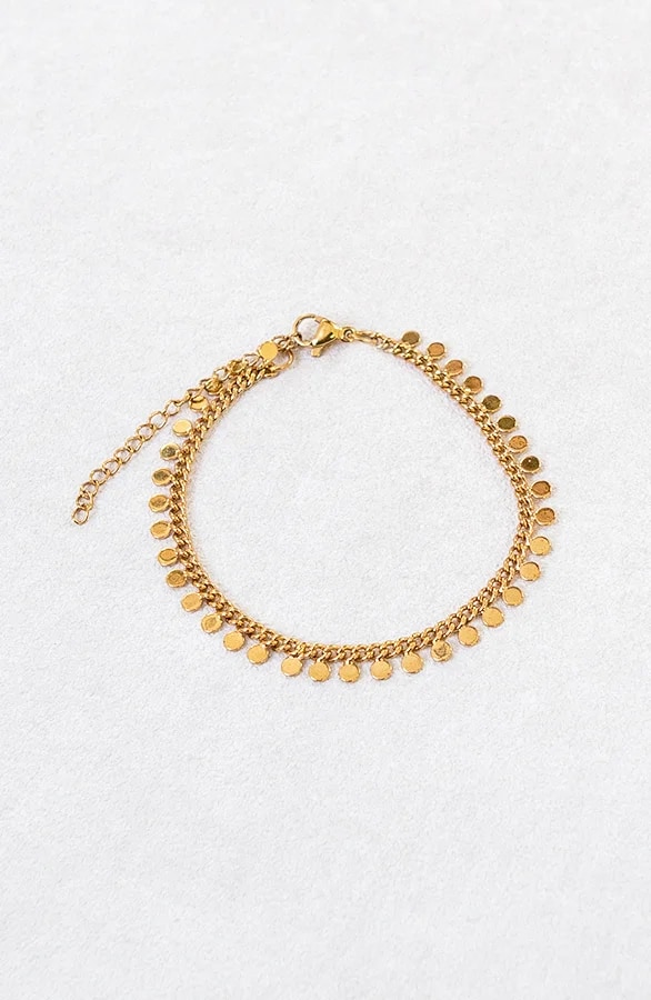 Muntjes Bedel Armband Goud – shoparchief