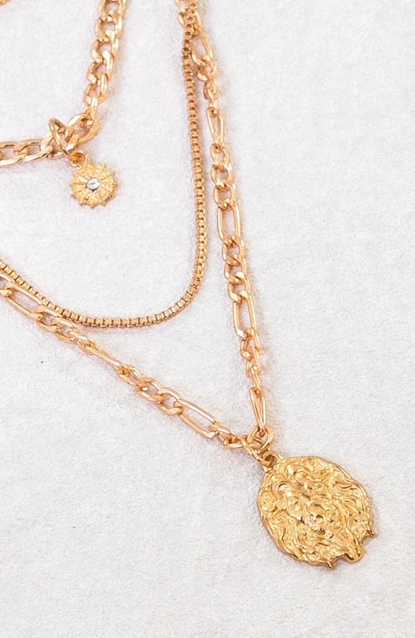 Musthave Coin Laagjes Ketting Goud – shoparchief, foto 3