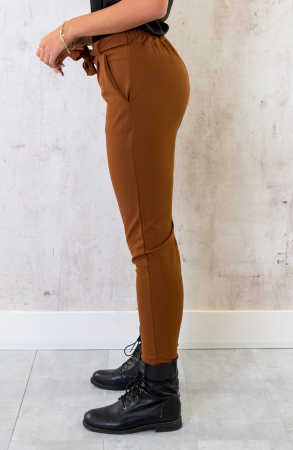 Strik Broek Basic Cognac – shoparchief, foto 3
