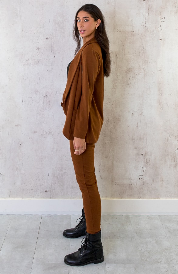 Basic Blazer Cognac – shoparchief, foto 9