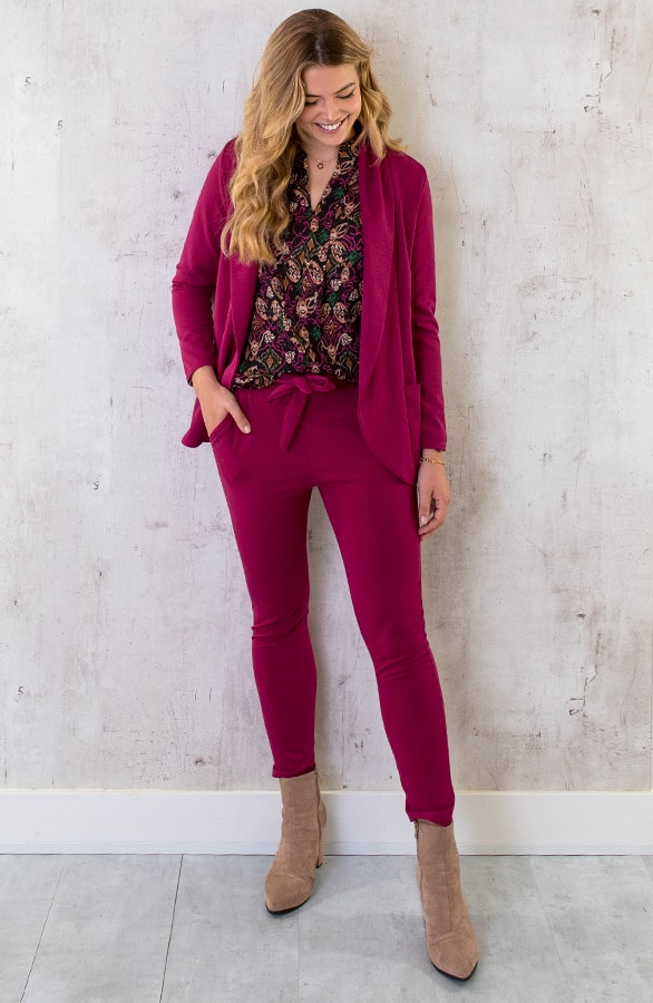 Basic Blazer Magenta – shoparchief, foto 7