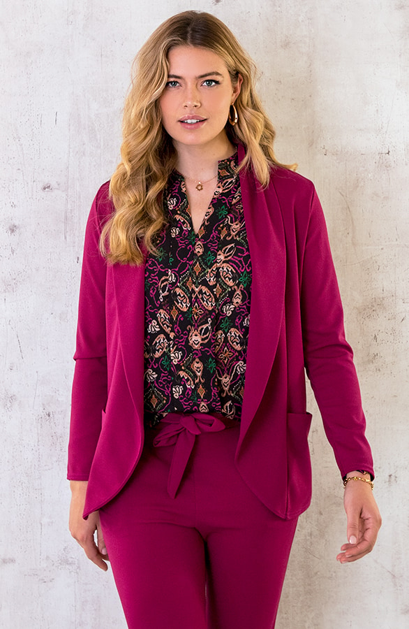 Basic Blazer Magenta – shoparchief