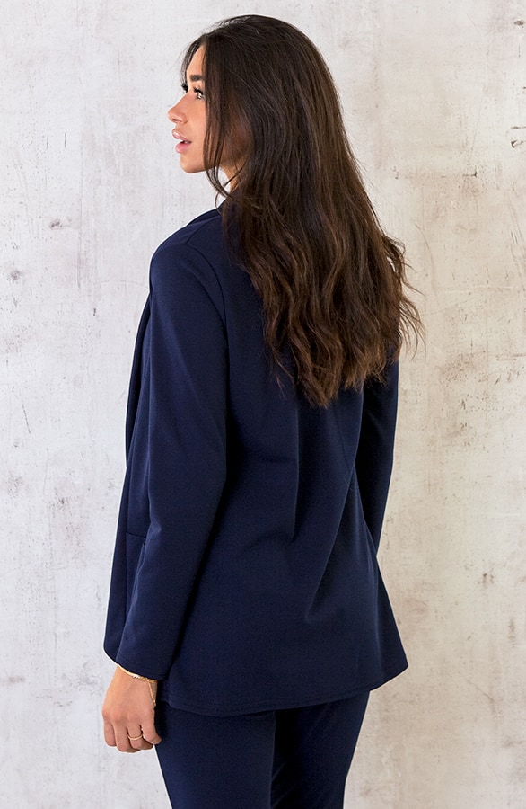 Basic Blazer Marineblauw – shoparchief, foto 12