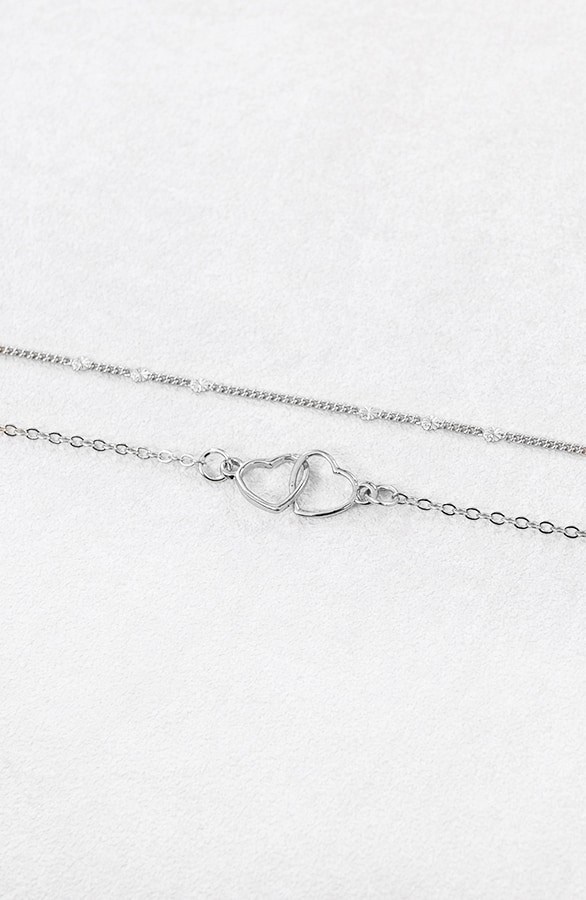 Open Heart Armband Silber Double, Shoparchiv, Foto 3