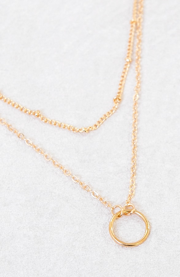 Open Laagjes Ketting Goud – shoparchief, foto 2