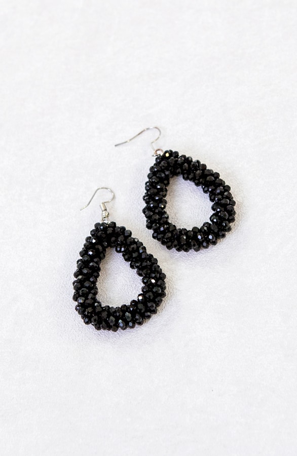 Oval Black Oorbellen – alle accessoires, foto 6