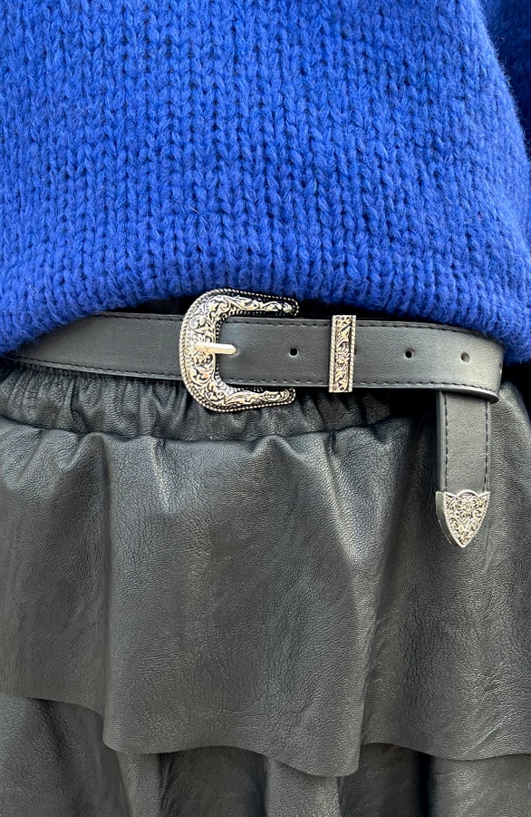 Tailleriem Met Zilveren Gesp – shoparchief, foto 3
