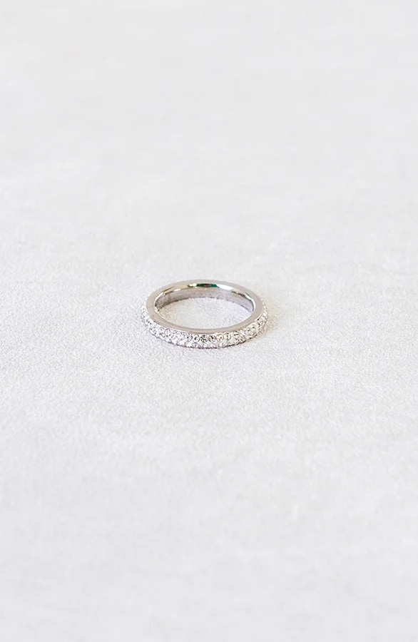 Ring Steentjes All Over Zilver – shoparchief