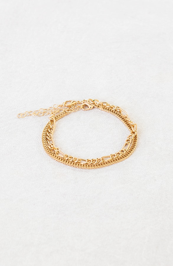 Schakel Chain Armband Goud – shoparchief