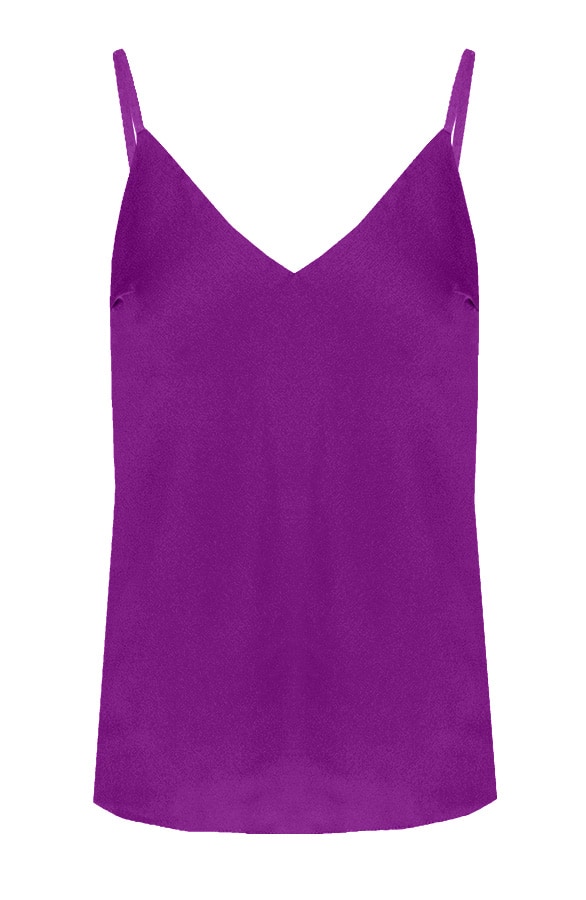Silk Touch Spaghetti Top Paars 2.0 – shoparchief