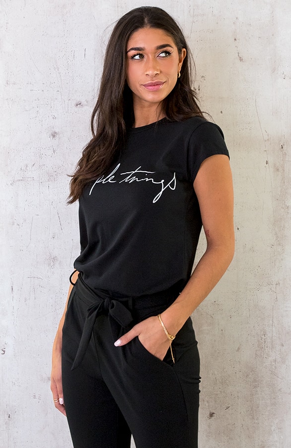 Simple Things Top Zwart – shoparchief, foto 3