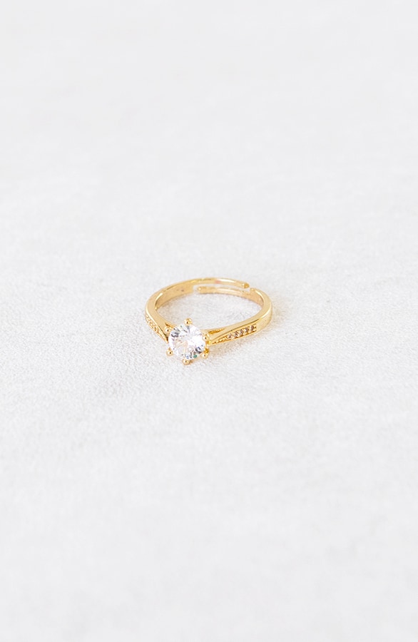 Solitaire Ring Goud Limited – shoparchief