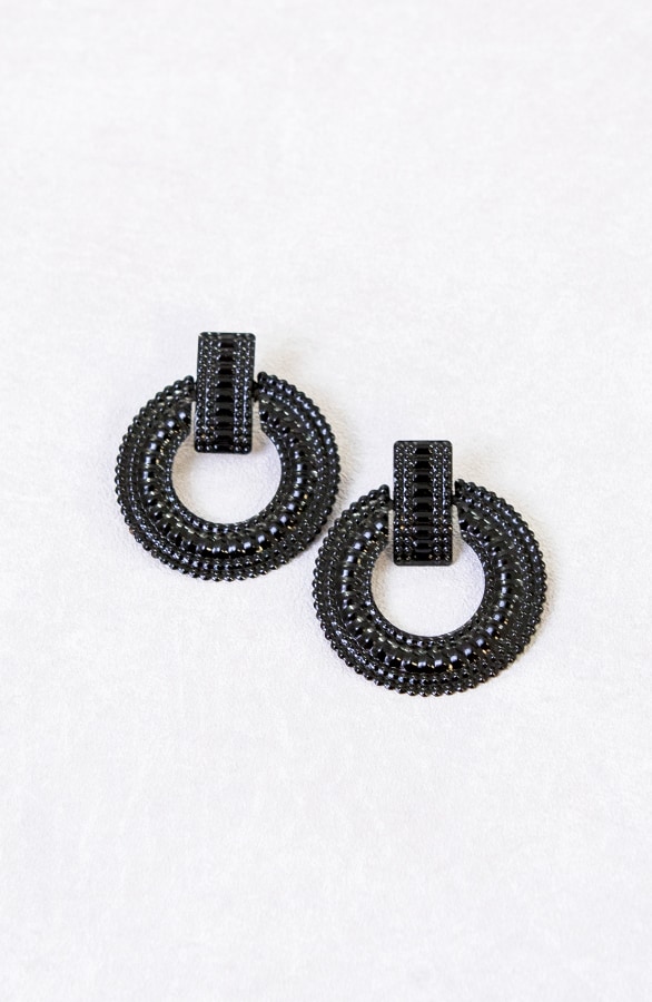 Statement Oorbellen Zwart – shoparchief