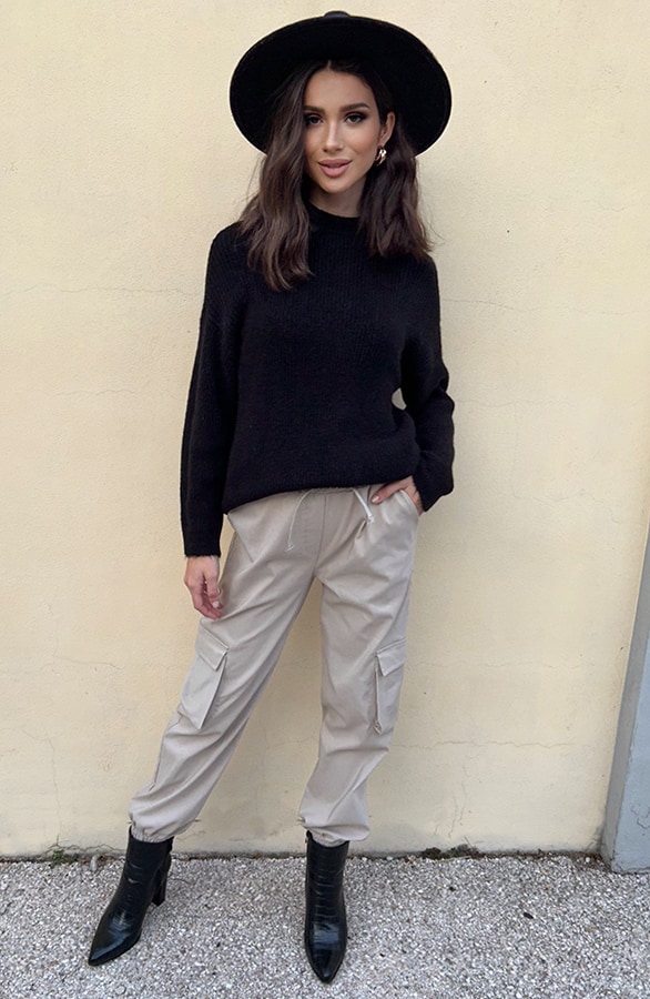 Ultra Soft Gebreide Trui Zwart – shoparchief, foto 11