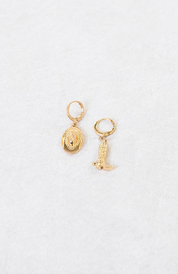 Western Oorbellen Goud – shoparchief