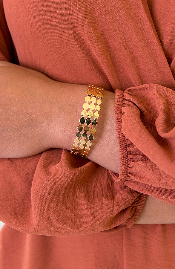 Yves Armband Metall Gold, Shoparchiv