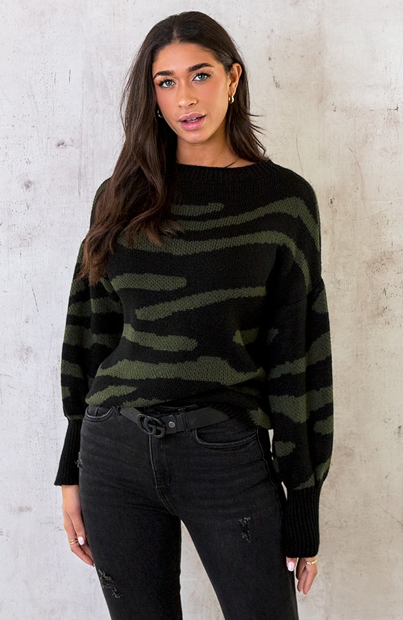Zebra Trui Army – shoparchief, foto 10