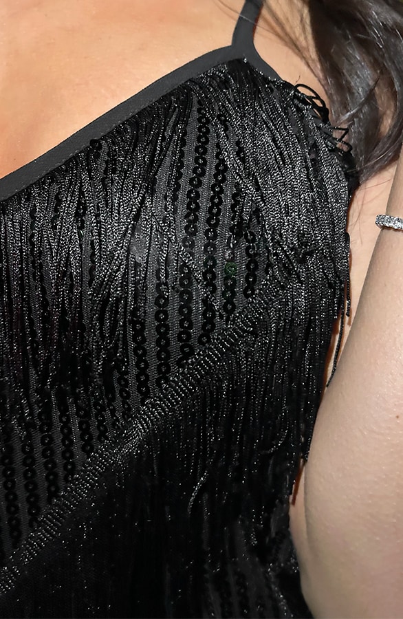 Fringe Pailletten Jurk – shoparchief, foto 7