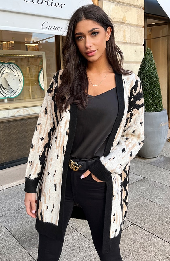 Midi Leopard Vest Soft Beige – shoparchief, foto 2