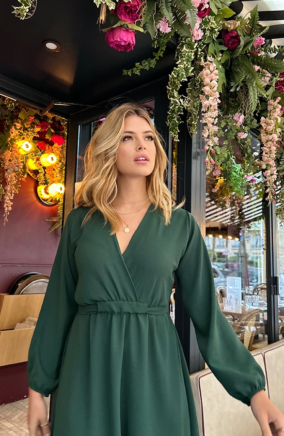 Londen Jurk Smaragd – shoparchief, foto 4
