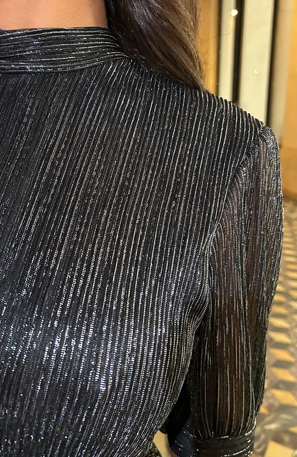 Lurex Top Korte Mouw – shoparchief, foto 6