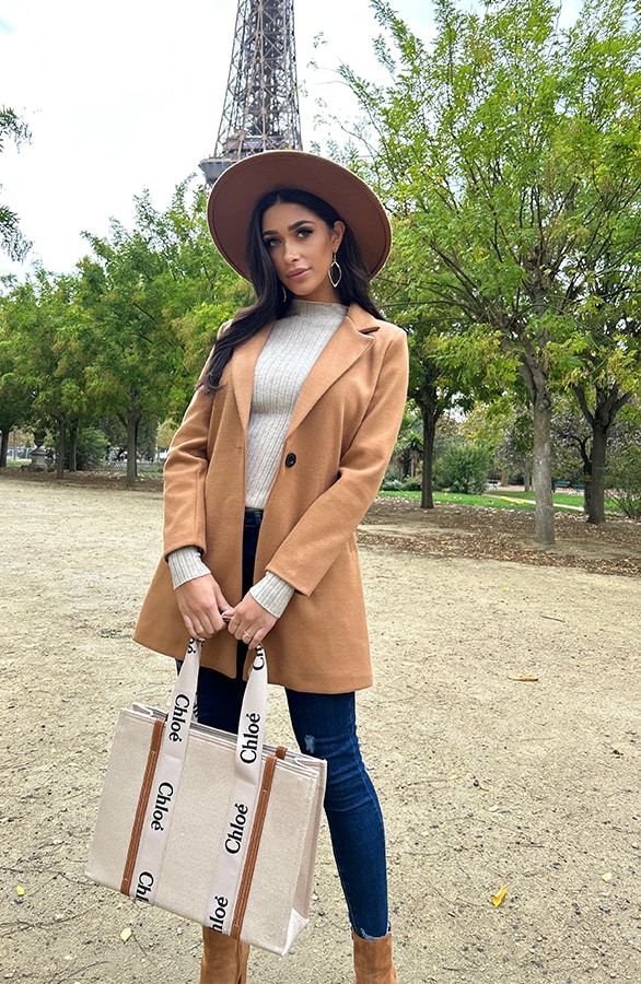 Midi Trenchcoat Camel – shoparchief