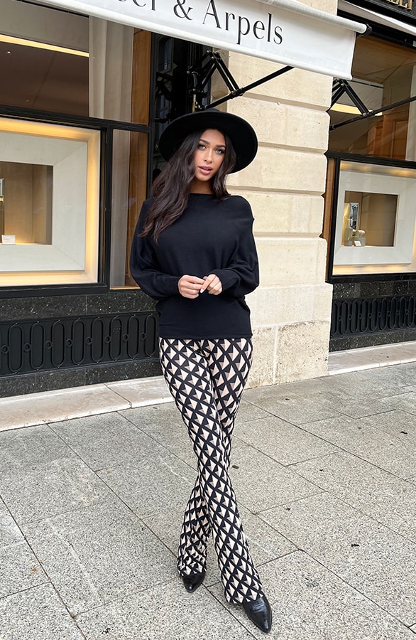 Oversized Soft Pullover Schwarz, Foto 5