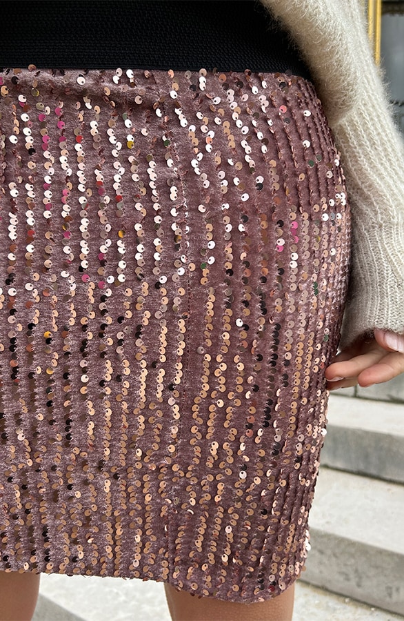 Pailletten Rok Roze Marant – shoparchief, foto 4