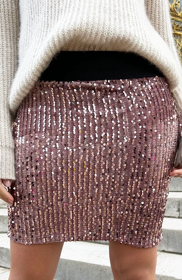 Pailletten Rok Roze Marant – shoparchief