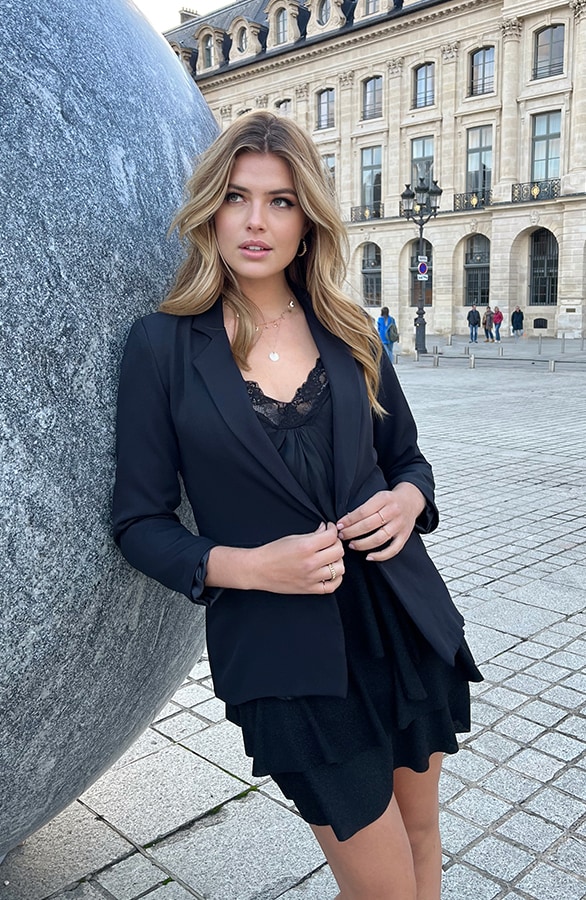 Classic Blazer Zwart – shoparchief
