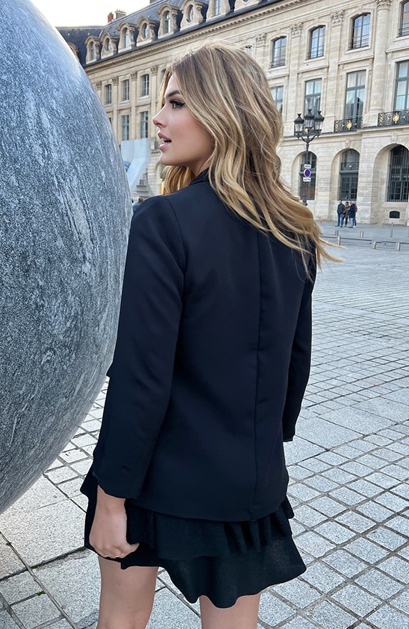 Classic Blazer Zwart – shoparchief, foto 4