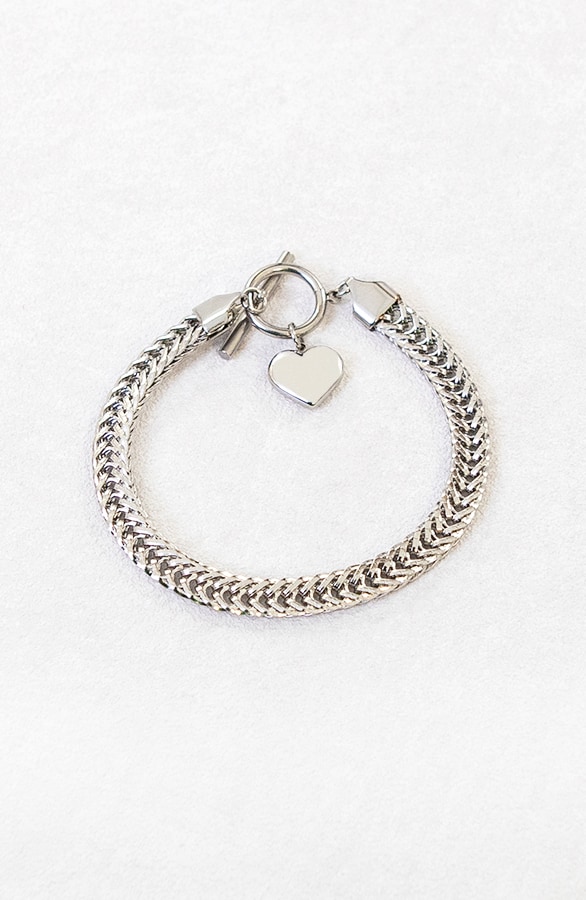 Schakel Armband Met Hartje Zilver – shoparchief
