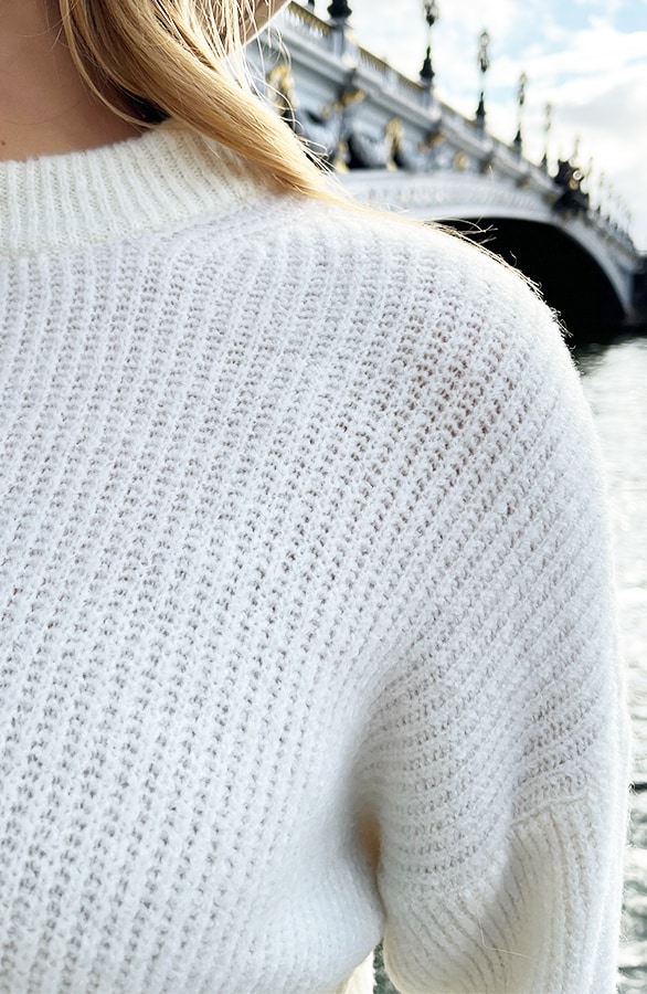 Ultra Soft Gebreide Trui Ecru – shoparchief, foto 6