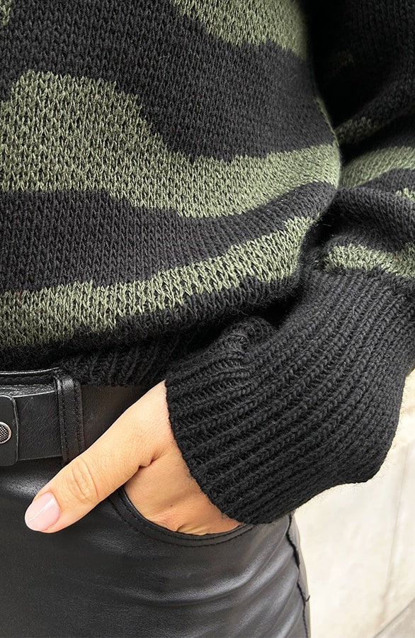 Zebra Trui Army – shoparchief, foto 9