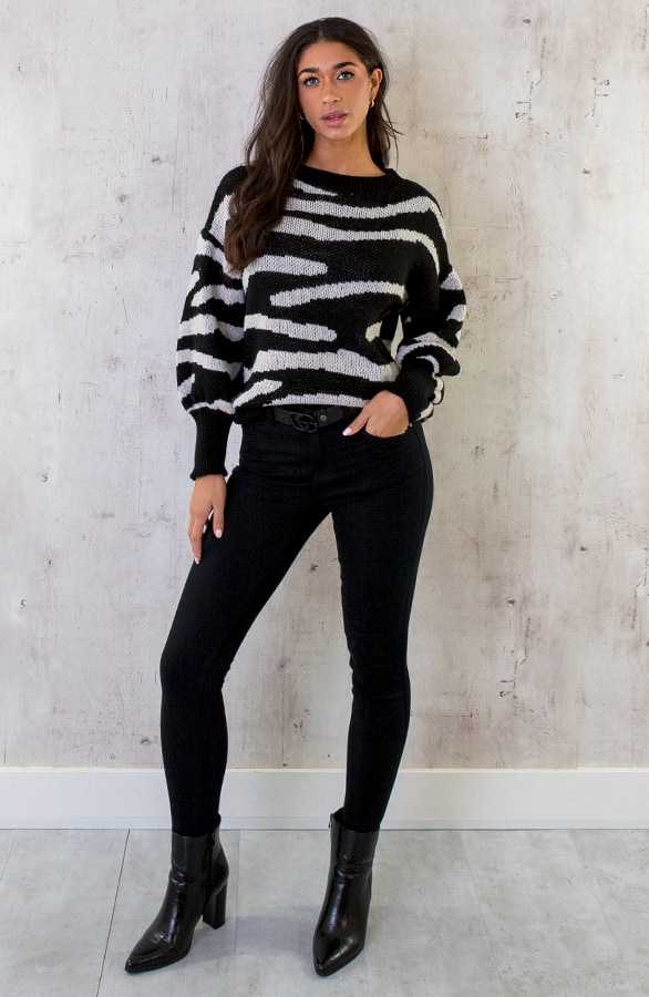 Zebra Trui Ecru – shoparchief, foto 6