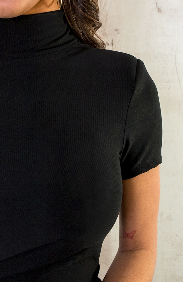 Aangesloten Col Jurk Zwart – shoparchief, foto 13