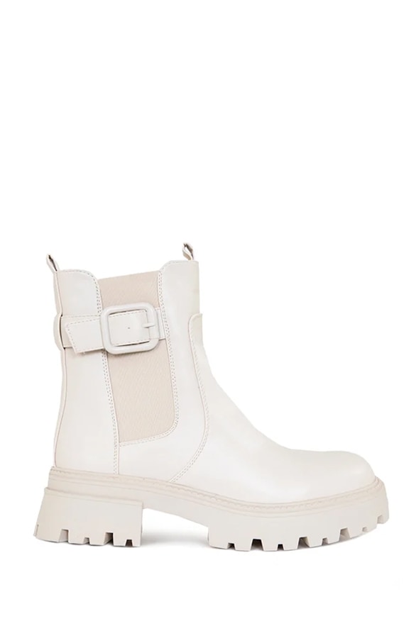 Chelsea Gesp Boots Beige – shoparchief