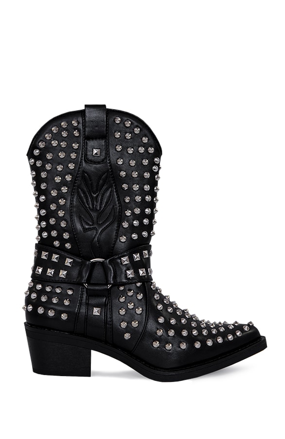 Cowboylaarzen Studs Black – shoparchief