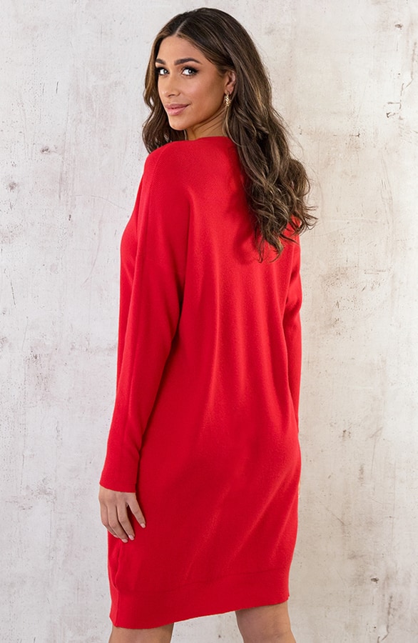 Gebreide Tuniek Rood – shoparchief, foto 5