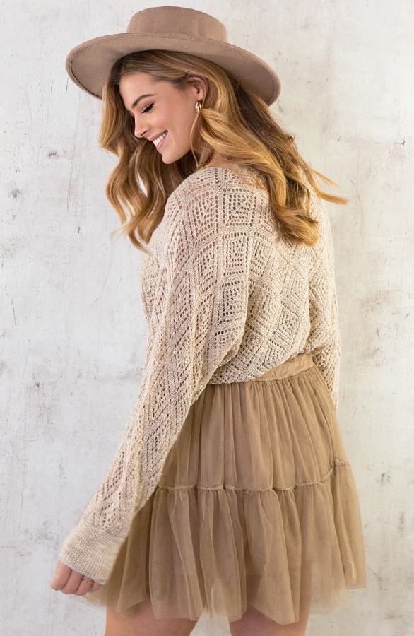 Tule Rok Taupe – shoparchief, foto 7