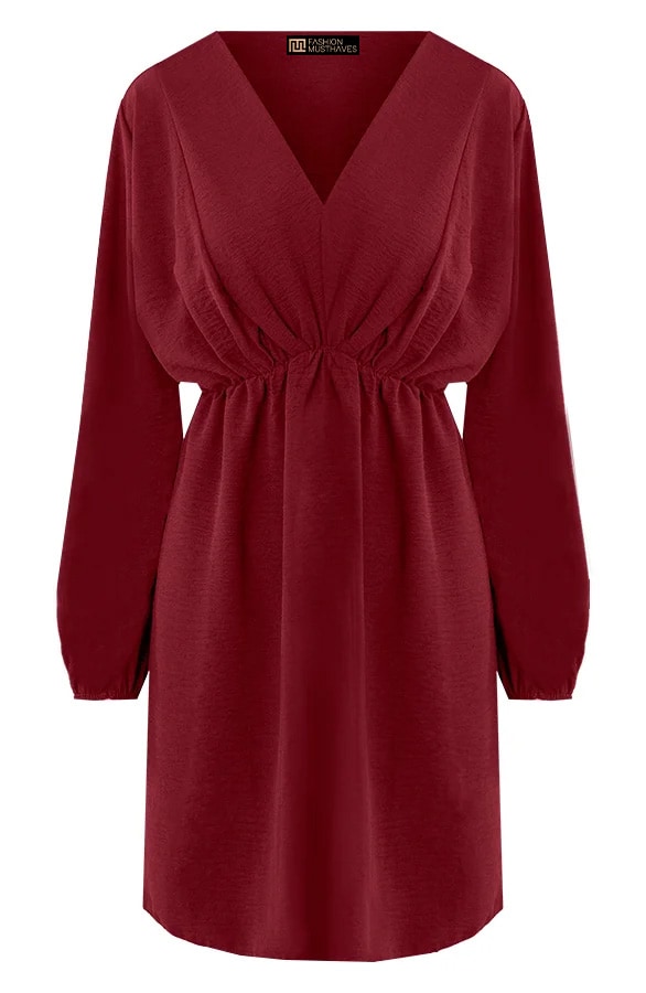 Limited Jurk Chicago Bordeaux – shoparchief