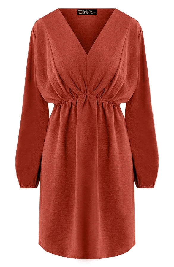 Limited Jurk Chicago Terracotta – shoparchief